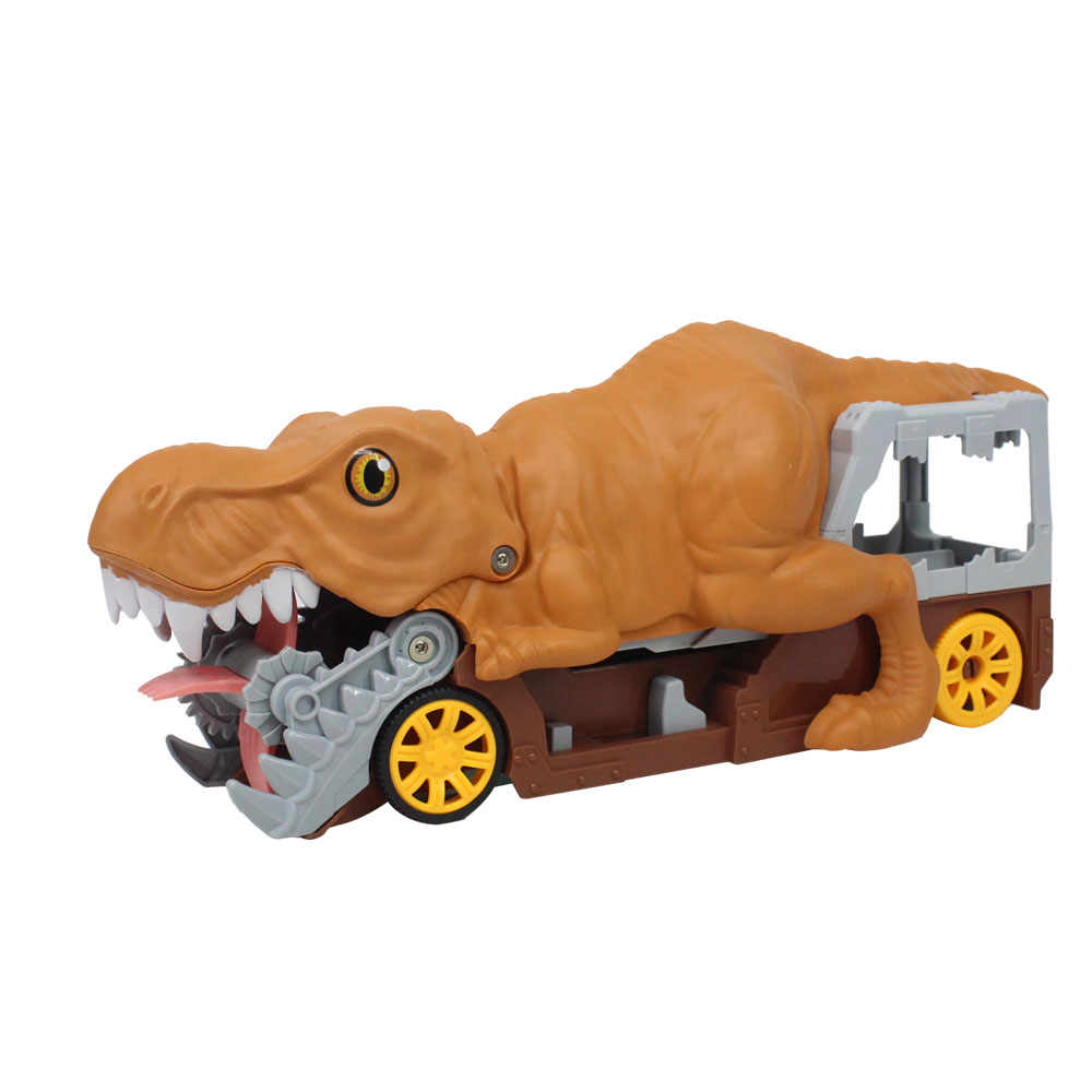 Đồ chơi khủng long kèm xe mô hình dùng pin