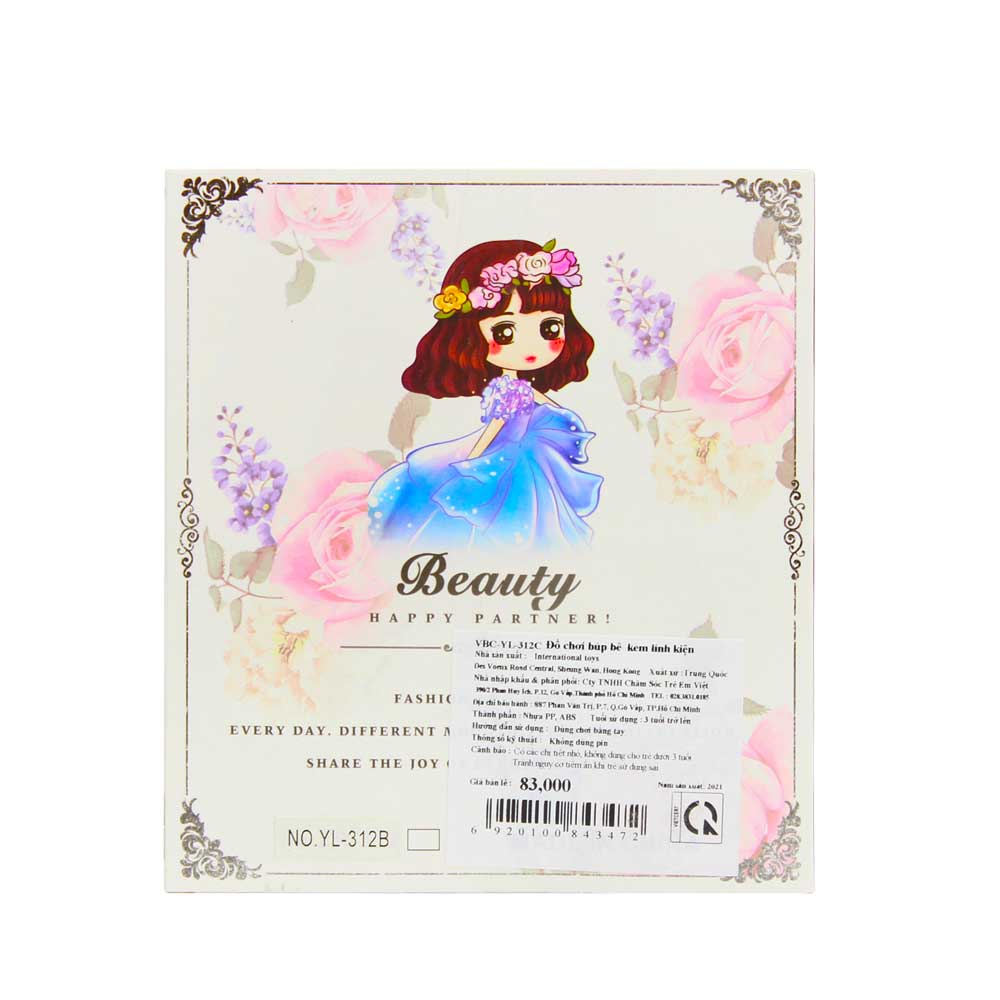 Đồ chơi búp bê 6 inches kèm phụ kiện