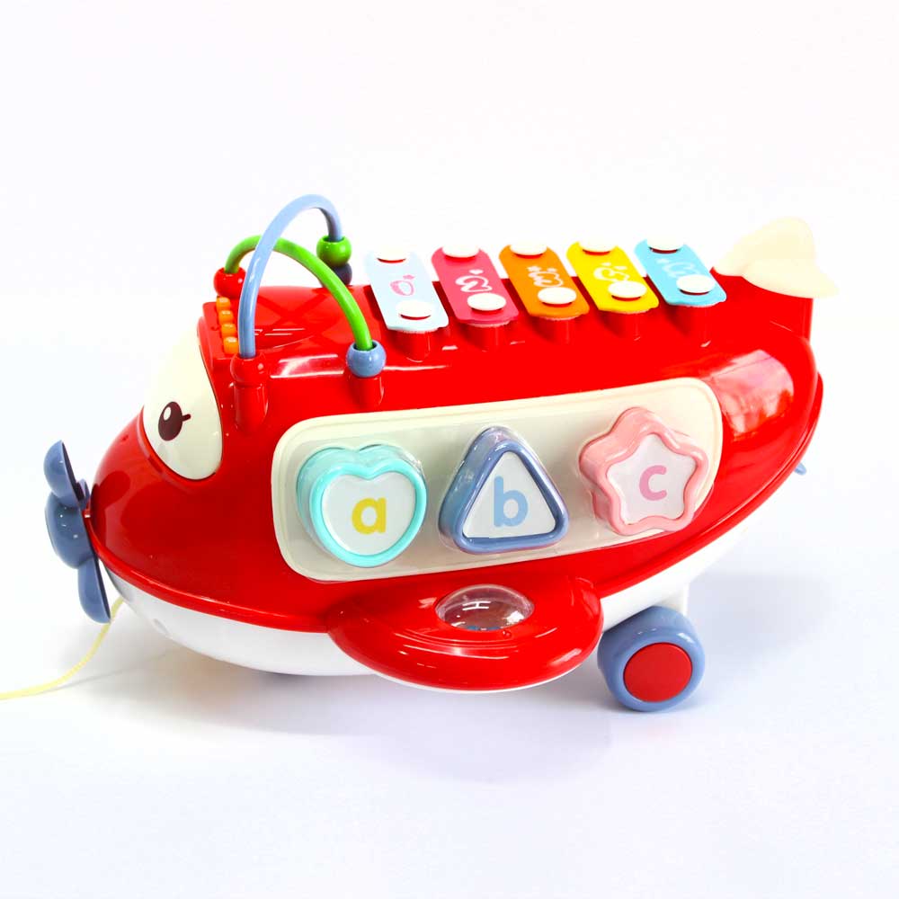 Đồ chơi bộ gõ máy bay dùng pin