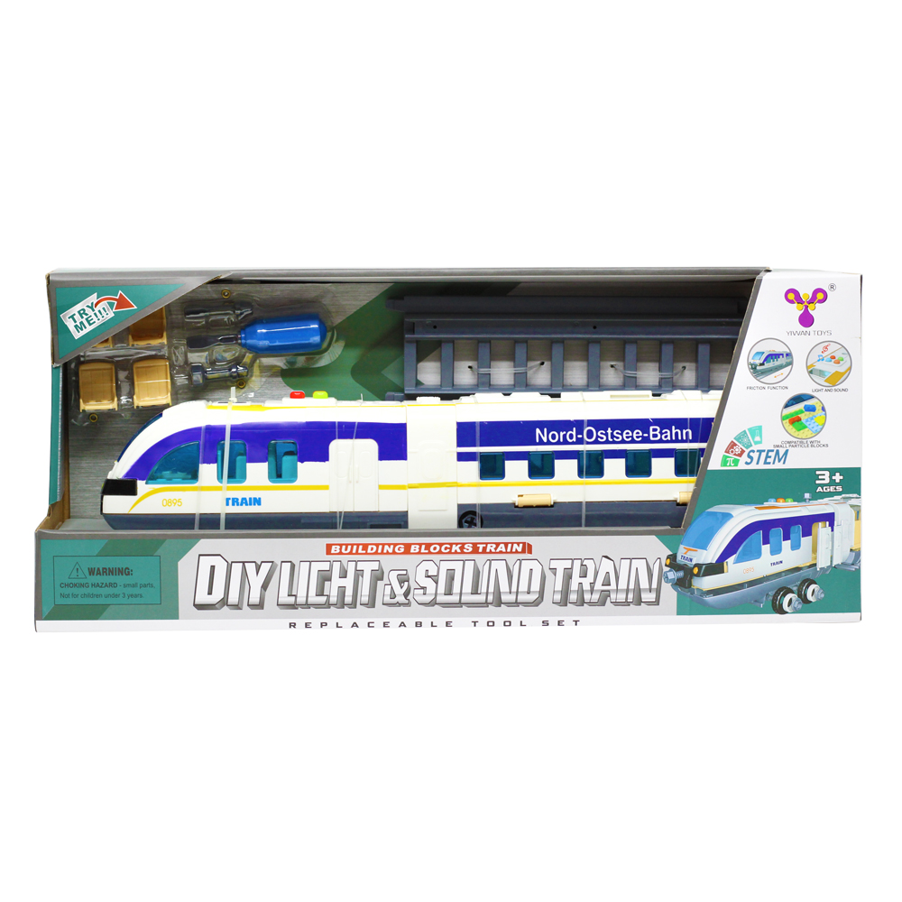 Đồ chơi tàu điện ngầm trớn lắp ghép