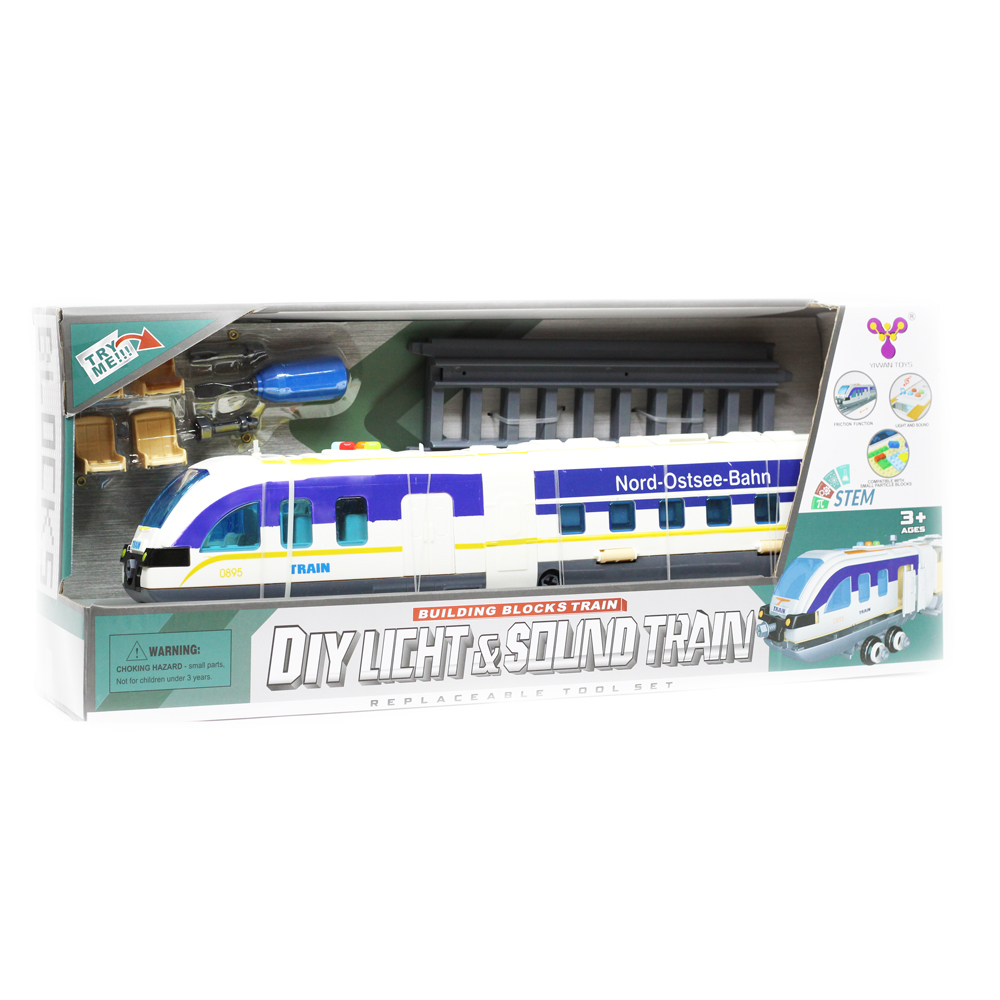 Đồ chơi tàu điện ngầm trớn lắp ghép