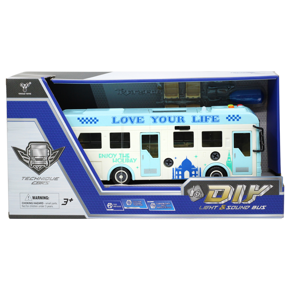 Đồ chơi xe buýt trớn lắp ghép