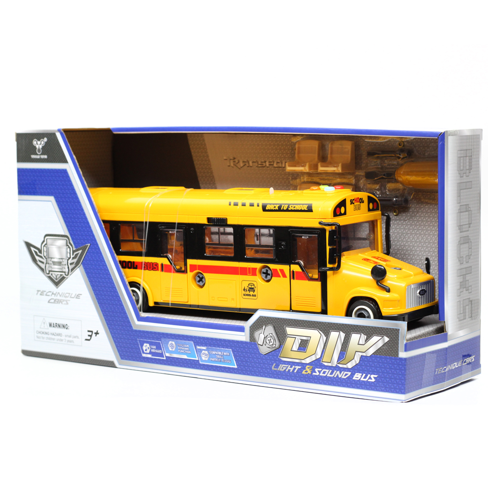 Đồ chơi xe buýt trớn lắp ghép