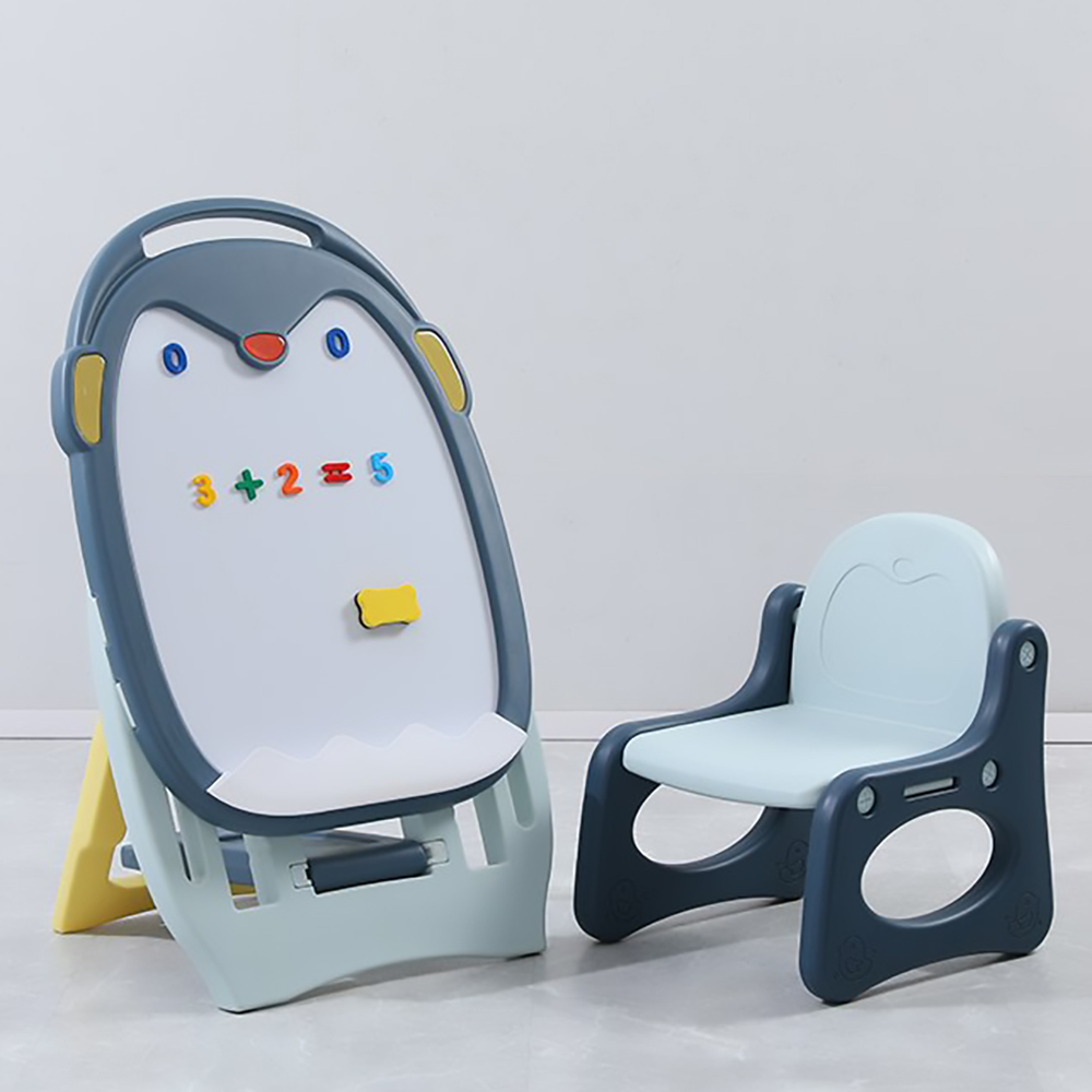 Bộ đồ chơi bảng vẽ chim cánh cụt kèm ghế