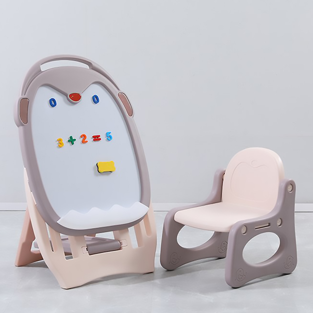 Bộ đồ chơi bảng vẽ chim cánh cụt kèm ghế