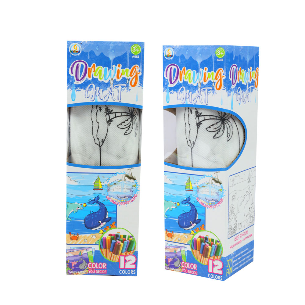 Đồ chơi thảm tô màu hình đại dương